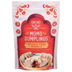 Deep Indian Kitchen Medium Spice Chicken Tikka Masala Momo Dumplings 7.8 oz