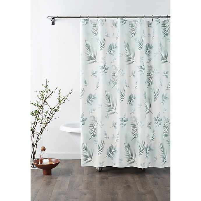 slide 1 of 4, Croscill Rothbury Shower Curtain - Sage Green, 72 in x 72 in