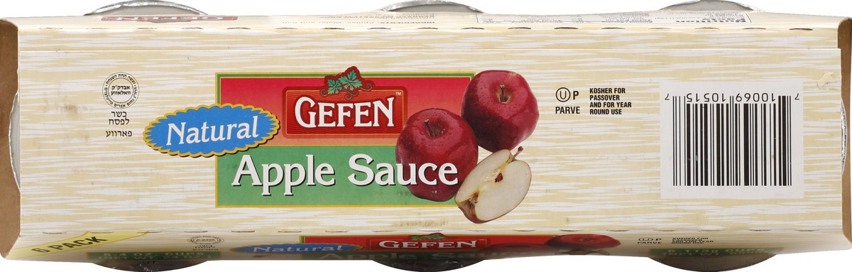 slide 2 of 4, Gefen Applesauce - Natural, 24 oz