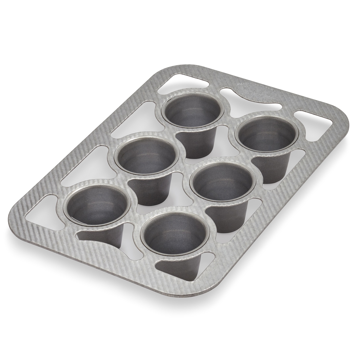 slide 1 of 1, Sur La Table Platinum Professional Popover Pan, Six Count, 6 ct