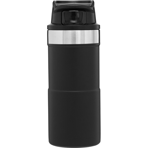 slide 1 of 1, STANLEY Classic Trigger Action Travel Mug, Black, 12 oz