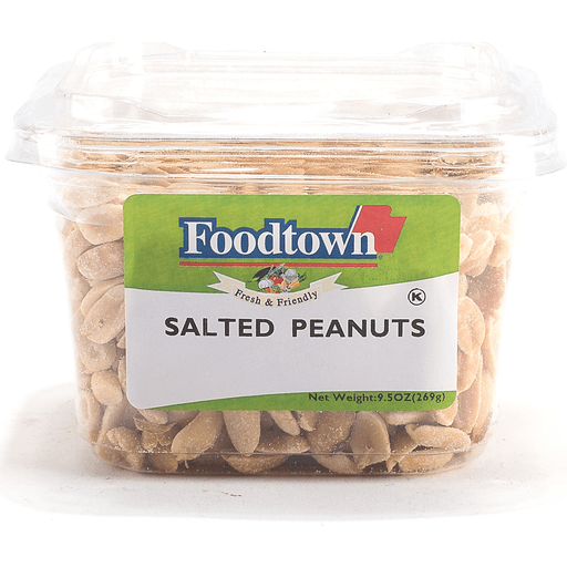 slide 1 of 1, Foodtown Salted Peanuts, 9 oz