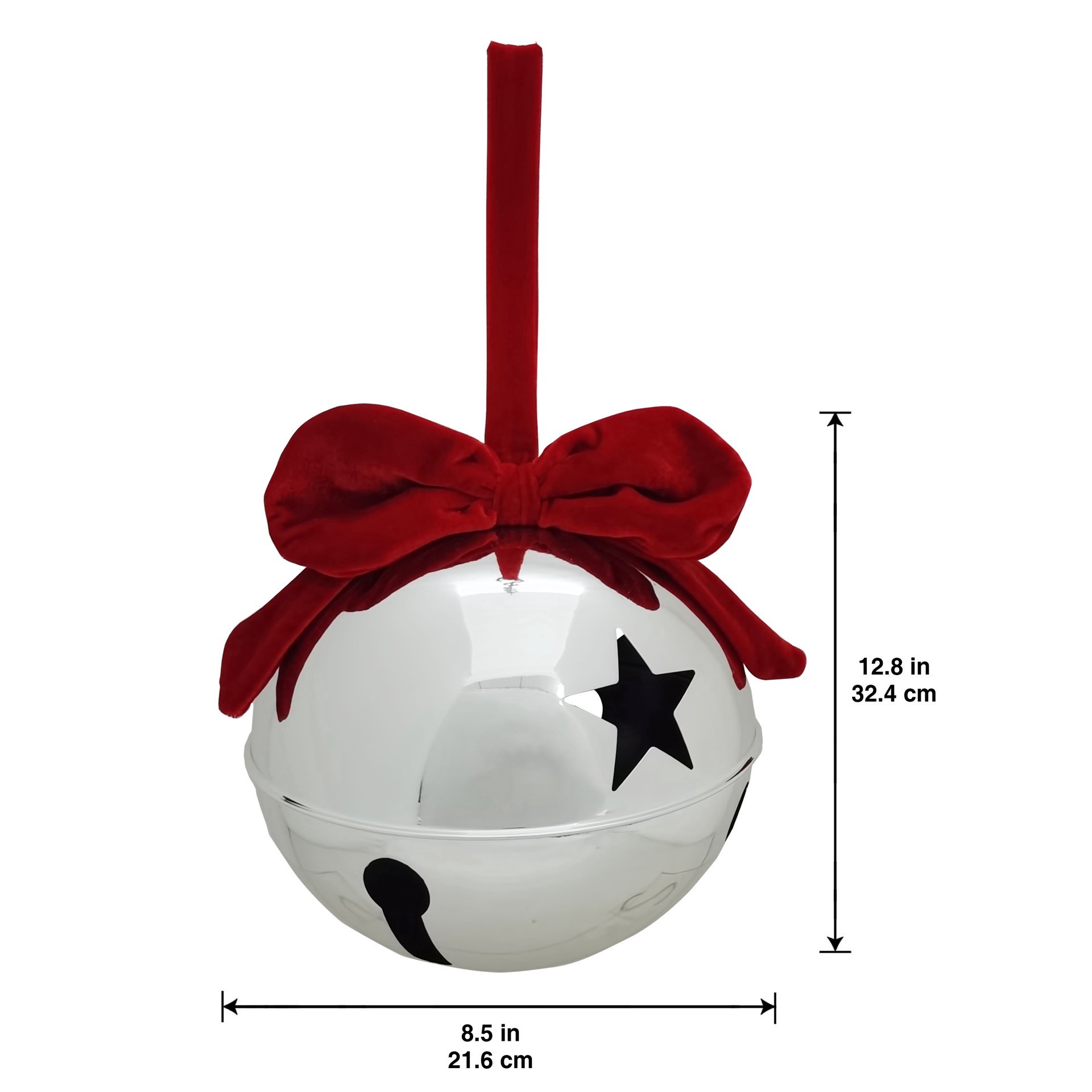 slide 3 of 4, Metal Bell With Bow By Ashland, LG