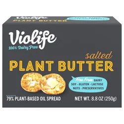 Violife Plant Butter Salted, Dairy-Free Vegan, 8.8 oz Paper Brick (Refrigerated)