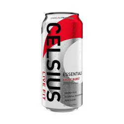 CELSIUS ESSENTIALS, Sparkling Fruit Burst, Performance Energy Drink 16 Fl Oz Single Can