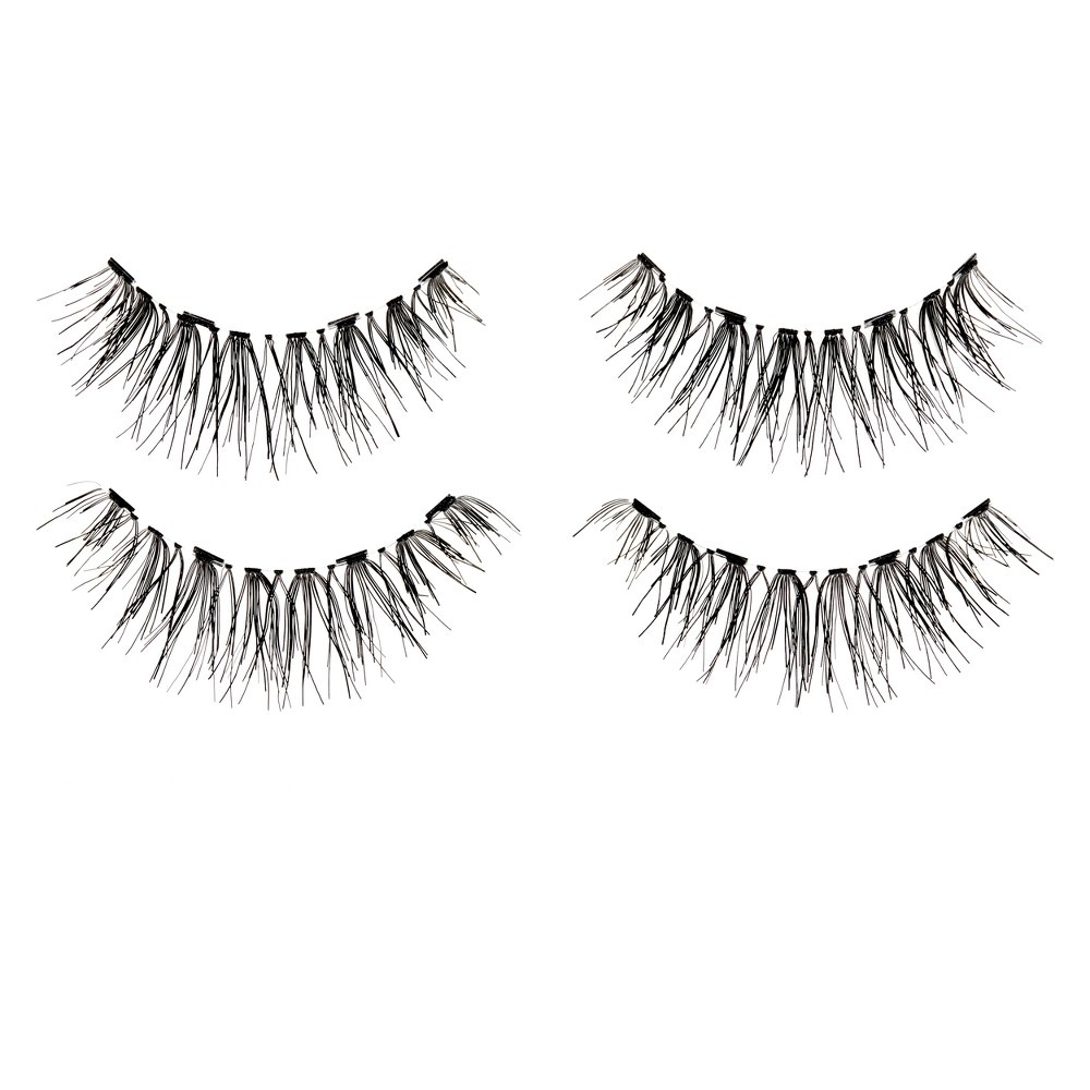 slide 2 of 3, Ardell Double Wispies Magnetic Eyelashes Black, 1 ct