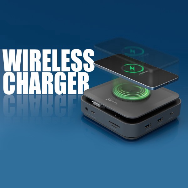 slide 7 of 7, J5Create Dock Dual 4K Hdmi Adapter, Space Gray, Jcd3199, 1 ct