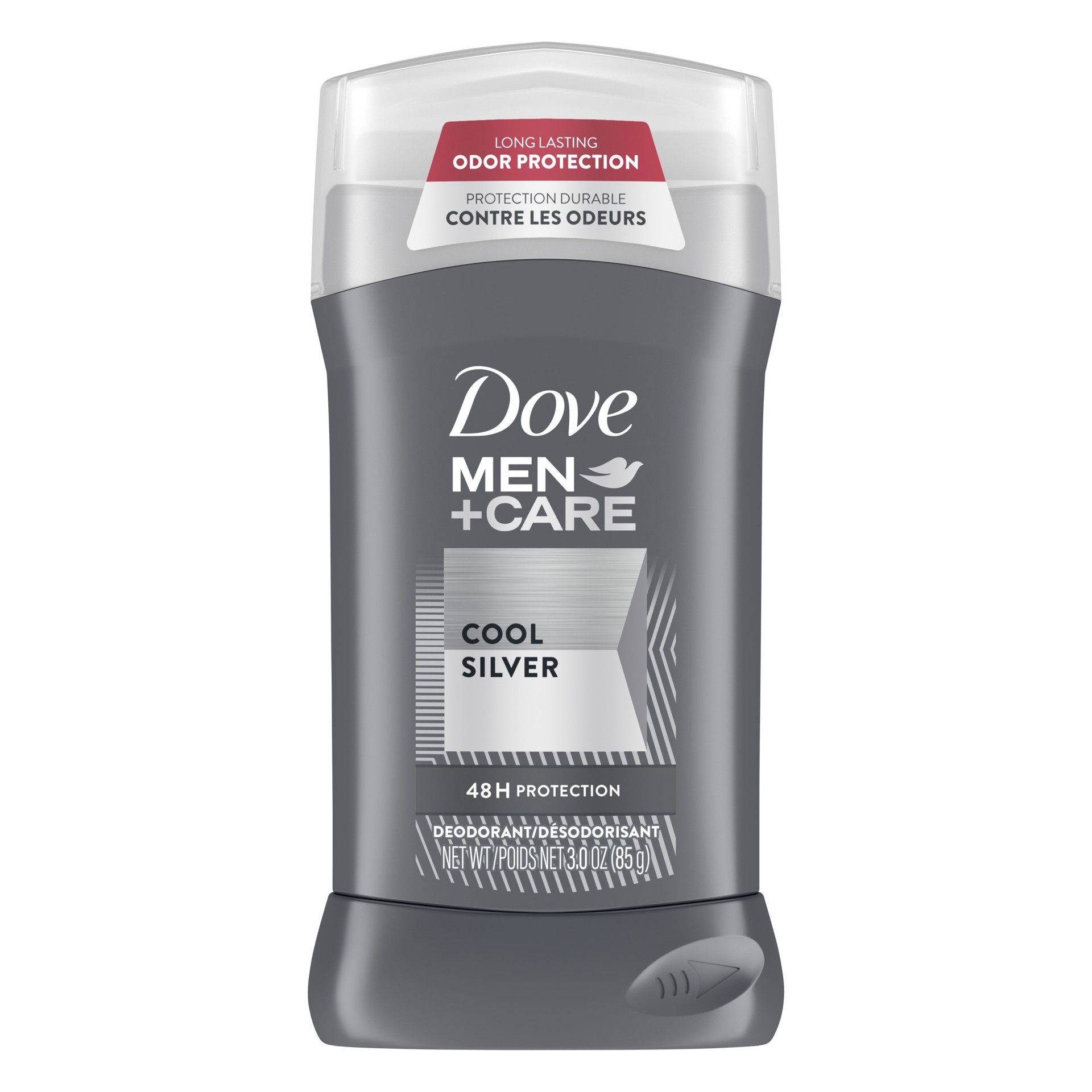 slide 1 of 4, Dove Men+Care Deodorant Stick Cool Silver, 3 oz, 3 oz