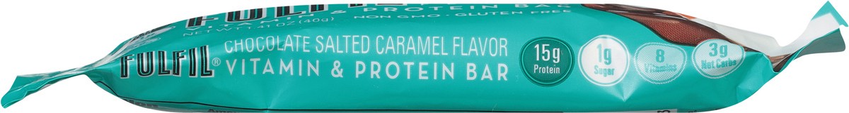 slide 7 of 13, FULFIL Chocolate Salted Caramel Flavored Protein Bar, 1.41 oz, 1.41 oz