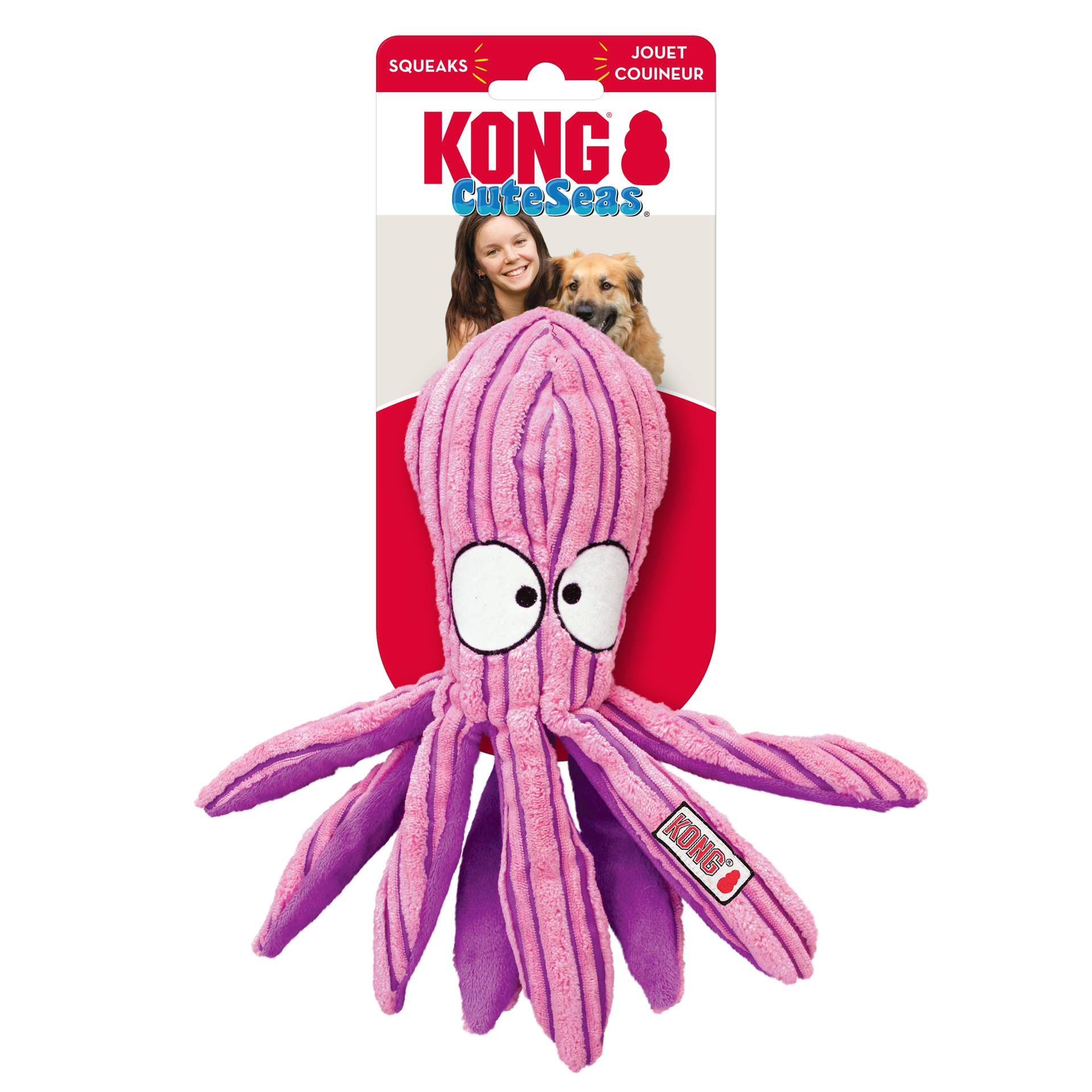 slide 4 of 4, KONG Cuteseas Octopus Md, 1 ct