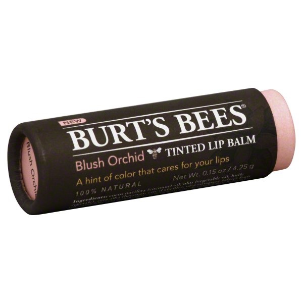 slide 1 of 4, Burt's Bees Blush Orchid Tinted Lip Balm, 0.15 oz