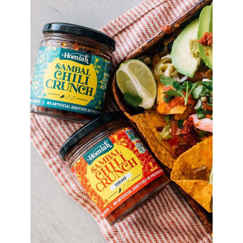 slide 4 of 4, Kehe Homiah Sambal Chili Crunch Seaweed Vegan - 6oz, 6 oz