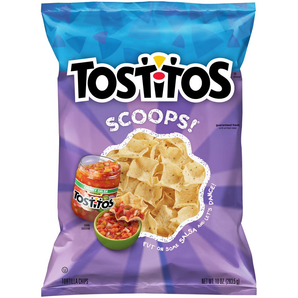 slide 3 of 3, Tostitos Scoops Tortilla Chips Original 10 Oz, 10 oz
