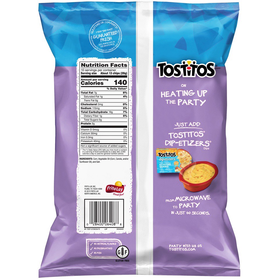 slide 2 of 3, Tostitos Scoops Tortilla Chips Original 10 Oz, 10 oz