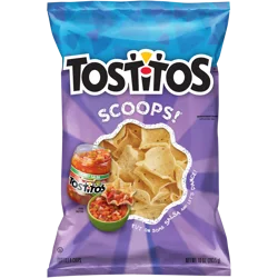 Tostitos Scoops Tortilla Chips Original 10 Oz
