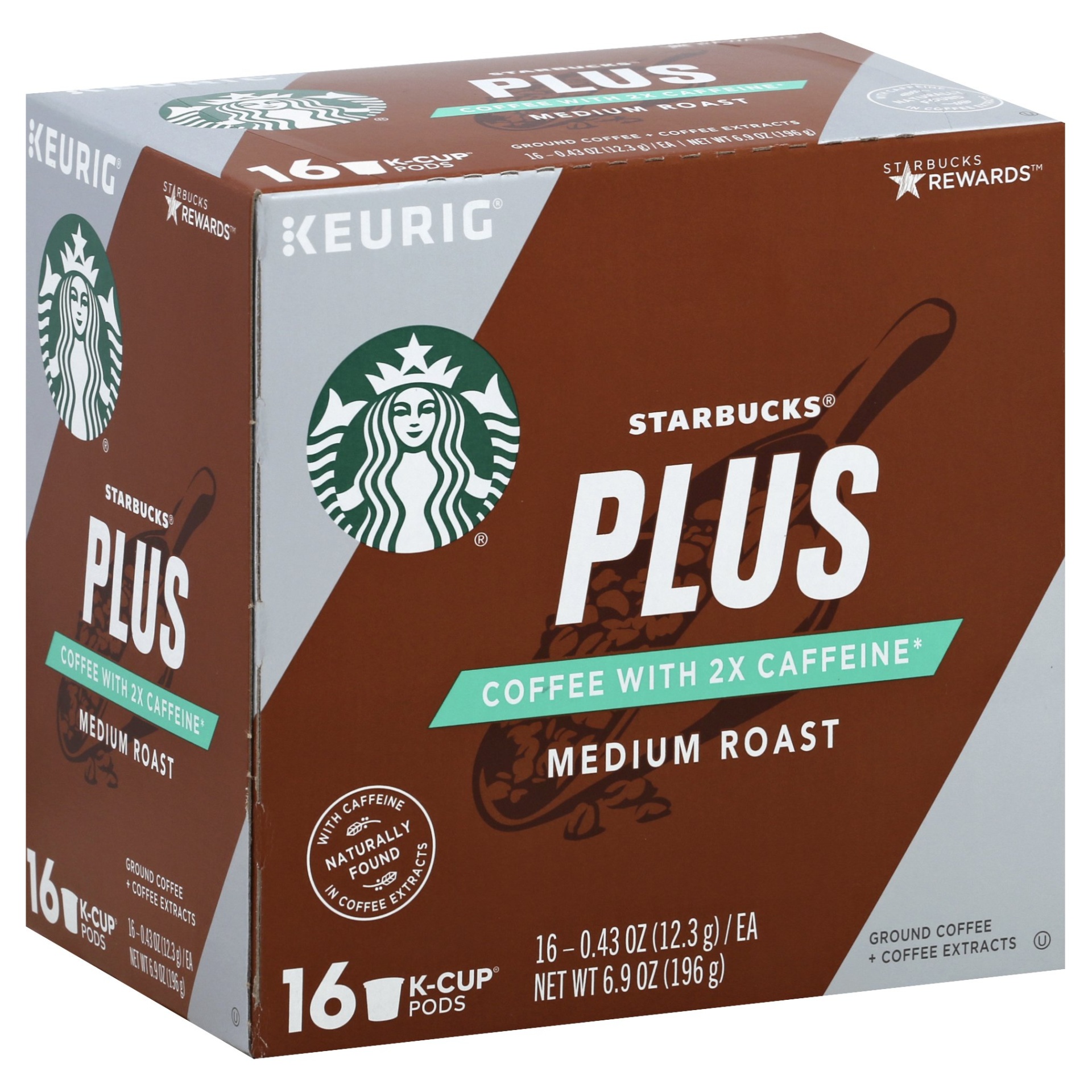 slide 1 of 3, Starbucks Keurig K-Cup Medium Roast, 16 ct