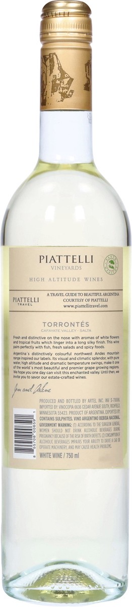 slide 6 of 11, Piattelli Vineyards Torrontes 750 ml, 750 ml