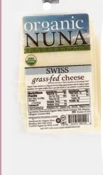 Organic Nuna Grass-Fed Swiss Cheese 5 oz