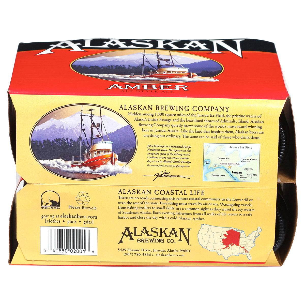 slide 2 of 5, Alaskan Brewing Co. Alaskan Amber Alt Style Ale Beer, 6 ct; 12 fl oz