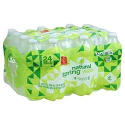 Harris Teeter Spring Water- 24 ct; 16.9 fl oz