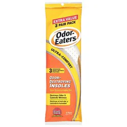 Odor Eaters Insoles Odor Destroying Ultra Comfort Trim To Fit - 3 Count