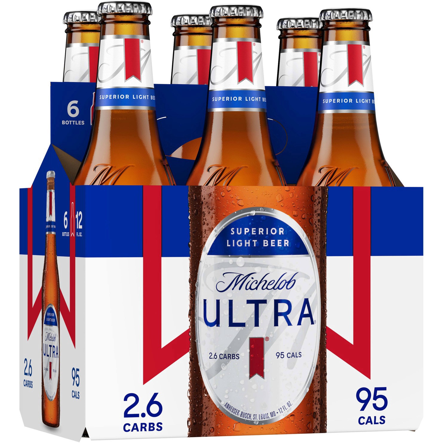 slide 93 of 119, Michelob Ultra Superior Light Beer  6 pk / 12 fl oz Bottles, 6 ct; 12 fl oz