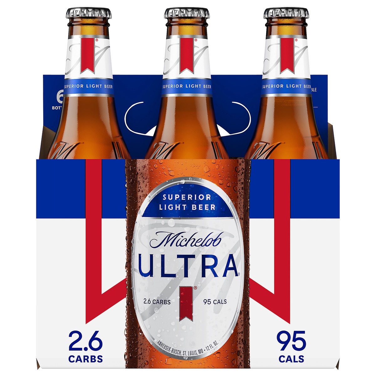 slide 1 of 119, Michelob Ultra Superior Light Beer  6 pk / 12 fl oz Bottles, 6 ct; 12 fl oz