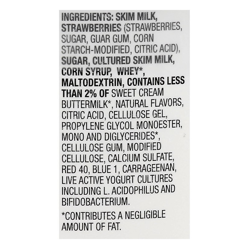 slide 4 of 5, Kemps Frozen Yogurt, Fat Free, Strawberry, Smooth & Creamy, 48 oz