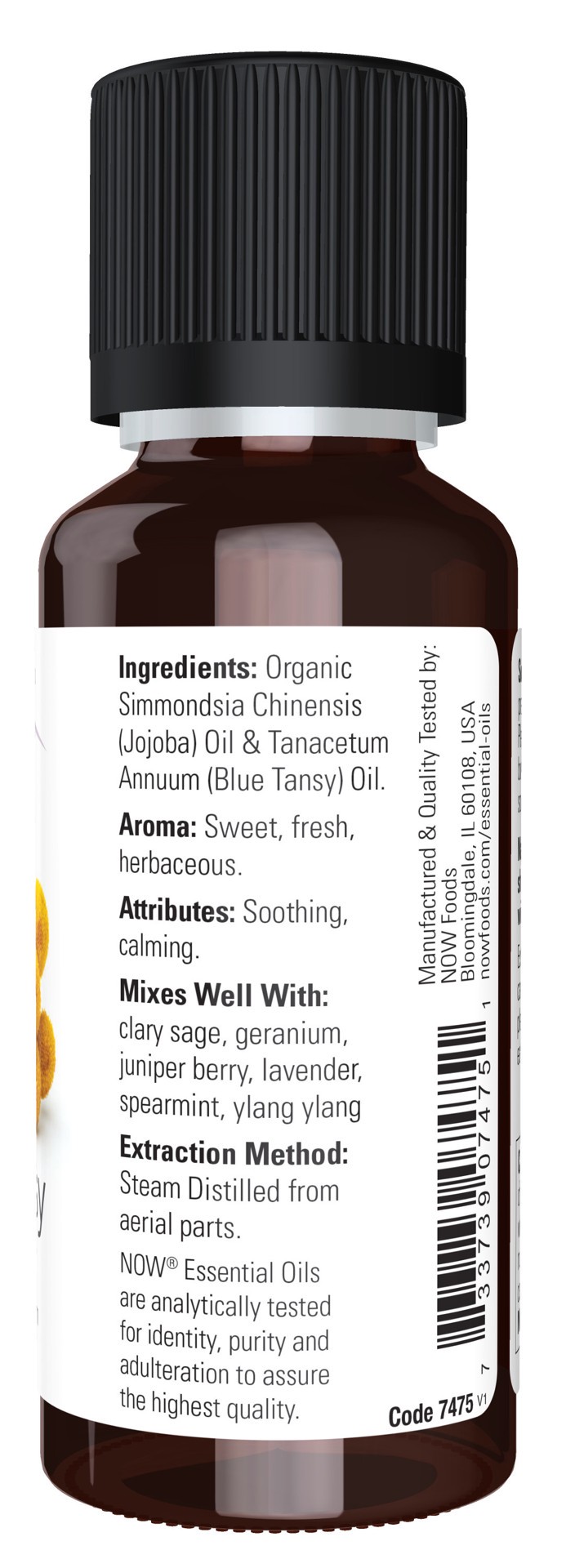 slide 4 of 4, NOW Blue Tansy Oil Blend - 1 fl. oz., 1 fl oz
