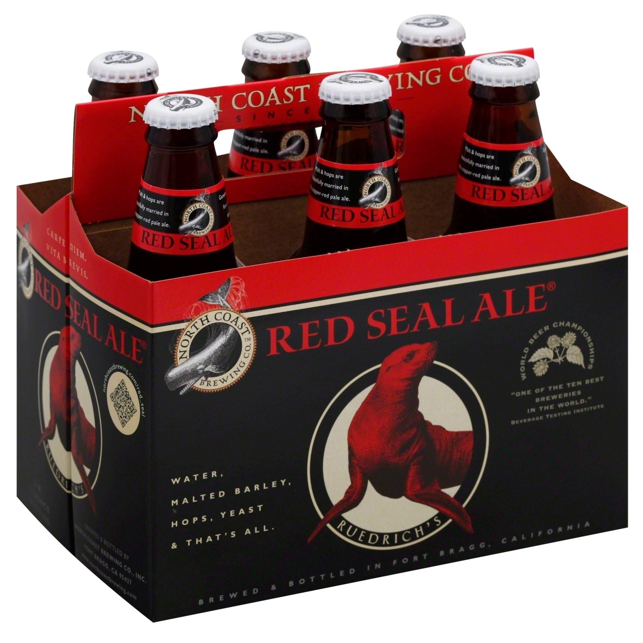 slide 1 of 1, North Coast Brewing Co. North Coast Red Seal Ale Beer - 6pk/12 fl oz Bottles, 6 ct; 12 fl oz