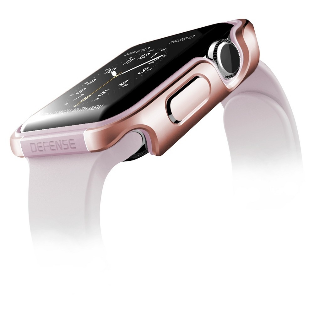 slide 4 of 4, X-Doria Defense Edge for Apple Watch- Rose Gold, 38 mm