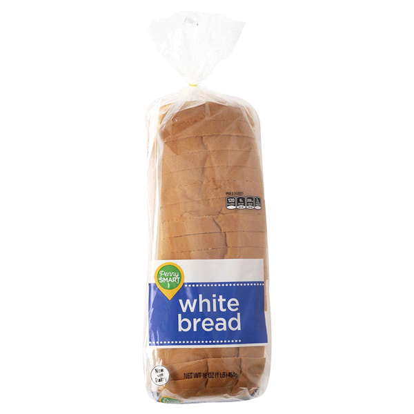 slide 1 of 2, Penny Smart White Bread, 16 oz