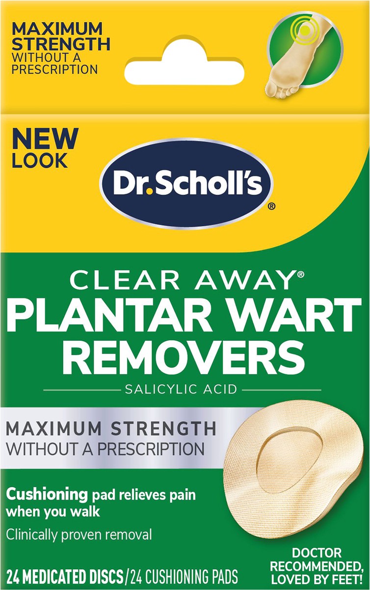 slide 3 of 7, Dr. Scholls Clear Away Wart Remover Planter System - 24 Count, 24 ct