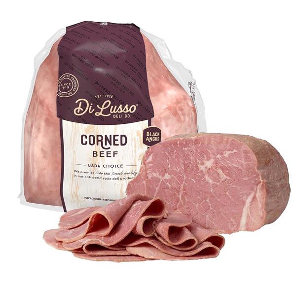 slide 1 of 1, Di Lusso Premium Sliced Choice Corned Beef, per lb