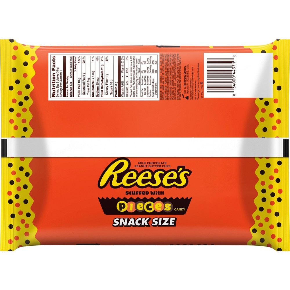 slide 2 of 2, Reese's Pieces Snack Size, 9.6 oz