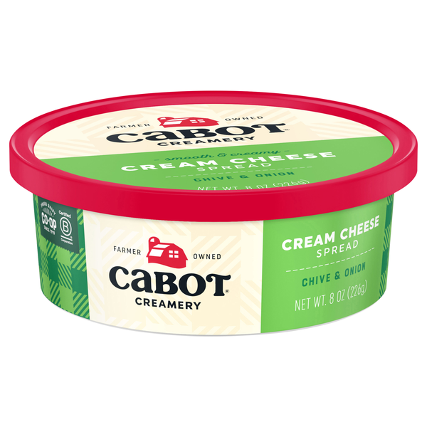 slide 1 of 1, 8Oz Chive Cream Cheese Tub, 8 oz