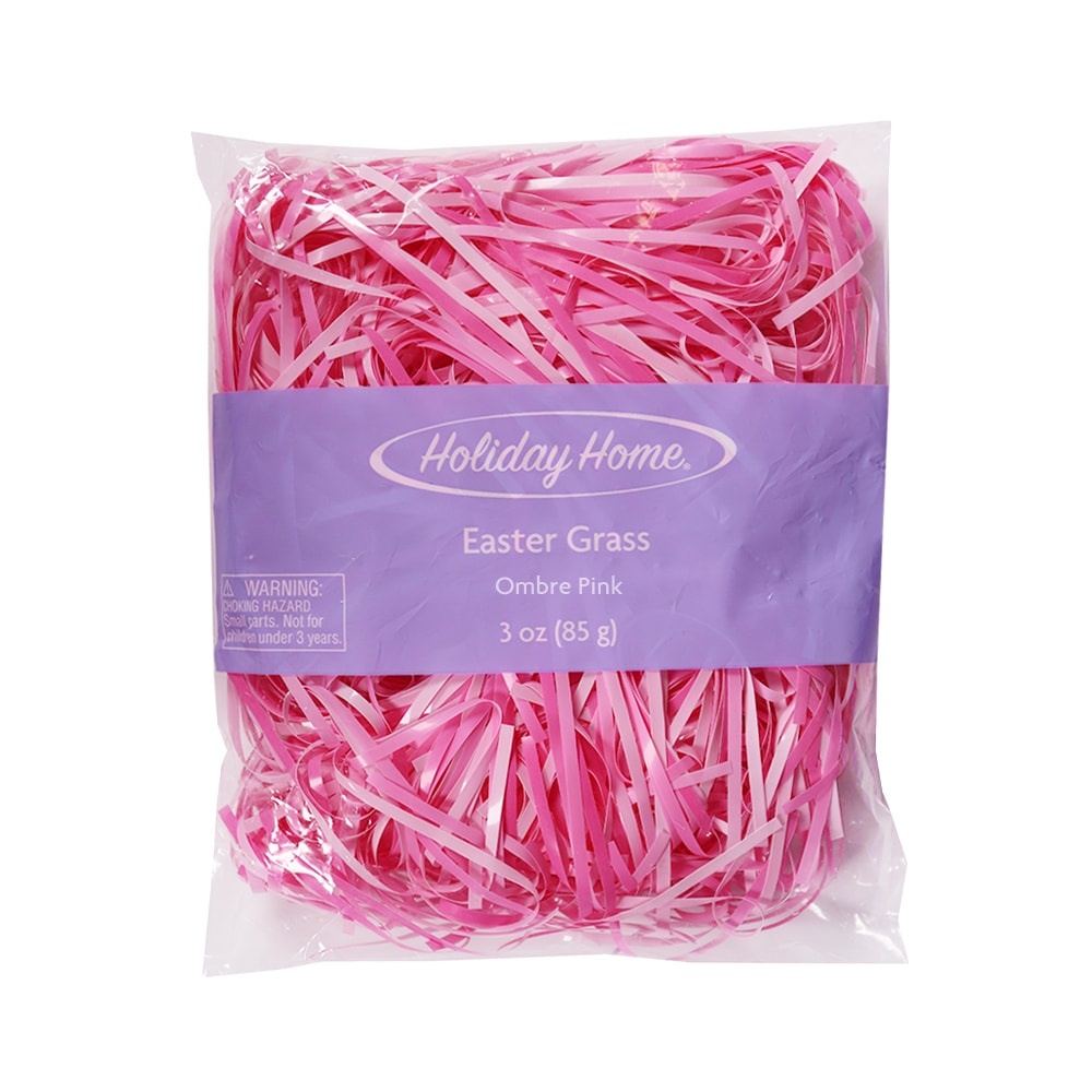 slide 1 of 1, Holiday Home Easter Grass - Ombre Pink, 3 oz