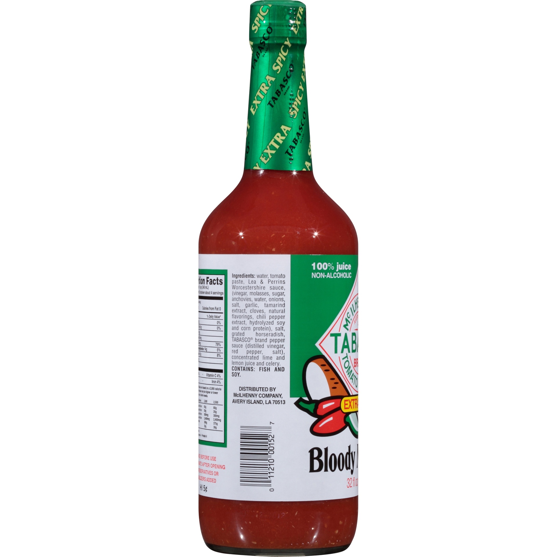 slide 2 of 6, Distributed Consumables 32oz. Extra Spicy Tabasco Bloody Mary Mix, 32 fl oz