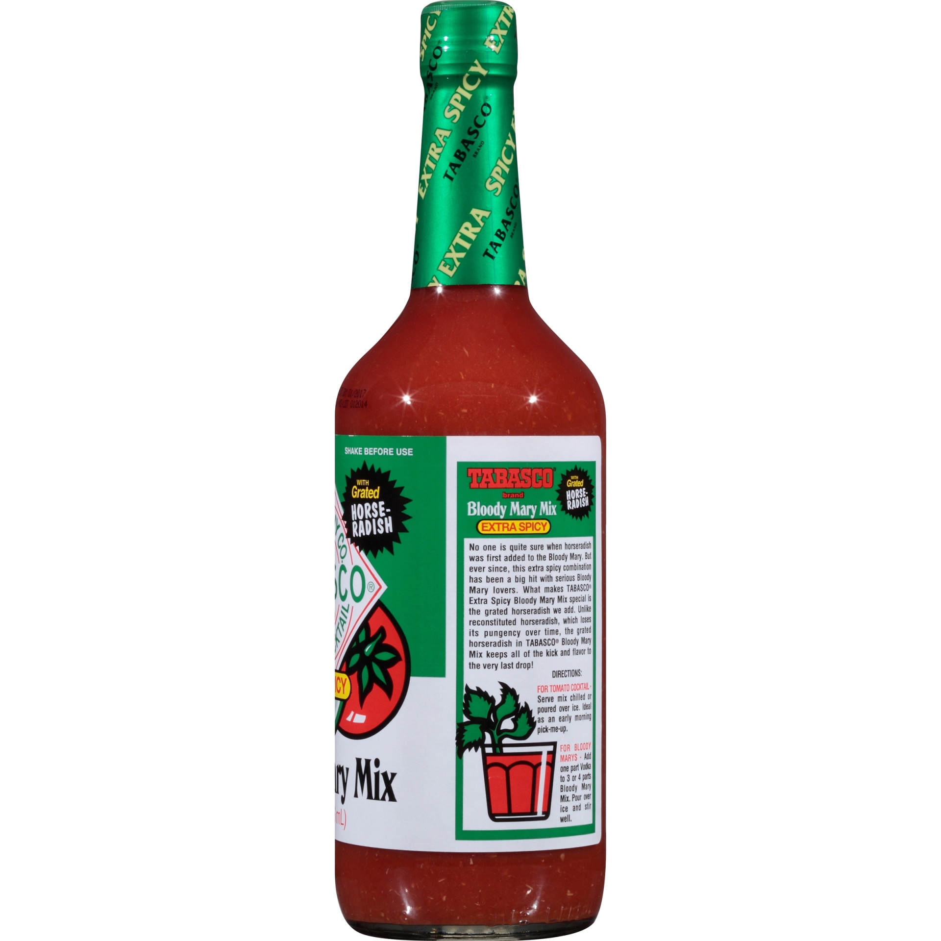 slide 3 of 6, Distributed Consumables 32oz. Extra Spicy Tabasco Bloody Mary Mix, 32 fl oz