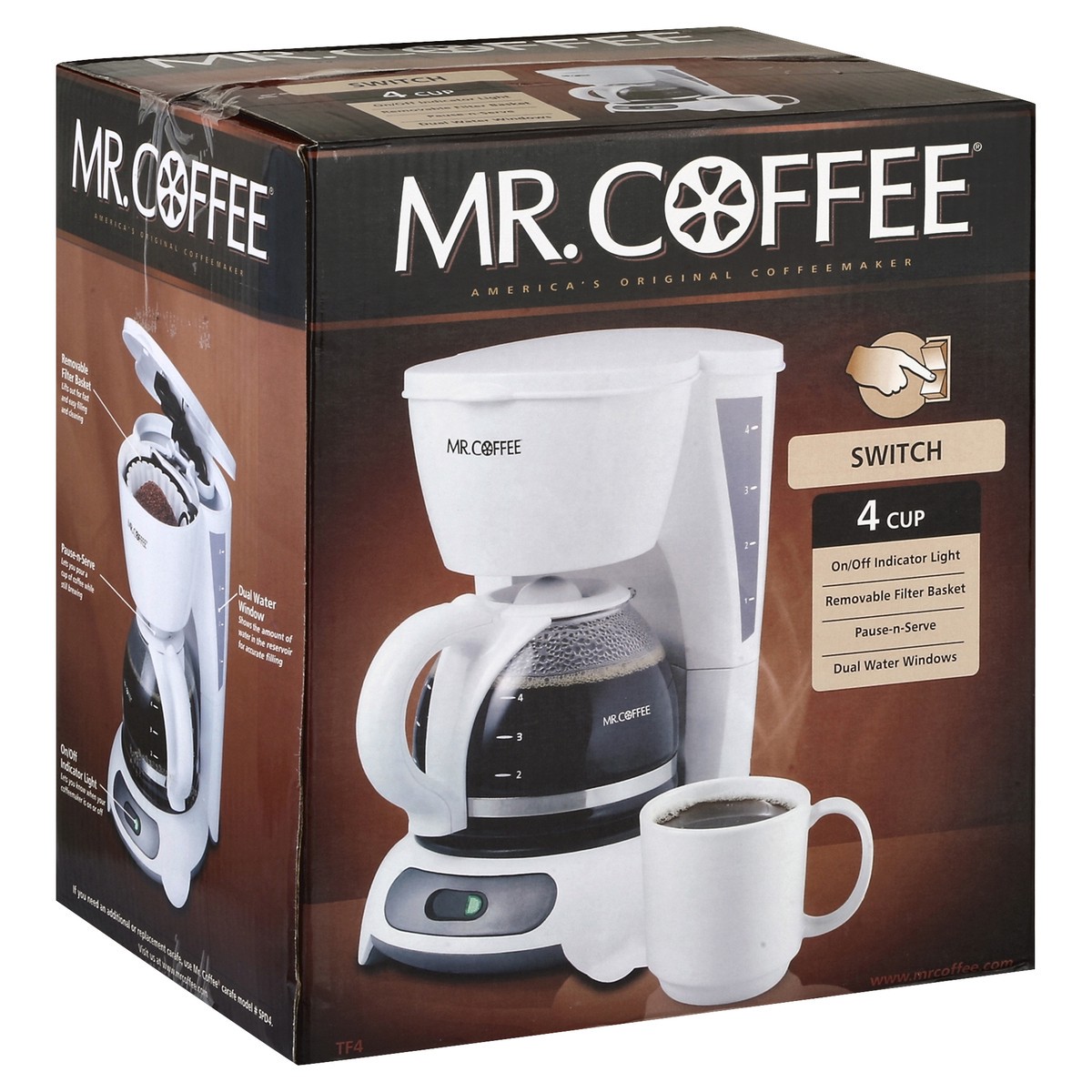 slide 4 of 6, Mr. Coffee Coffeemaker 1 ea, 1 ct