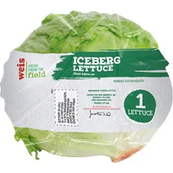 Weis Fresh From The Field Lettuce Wrapped