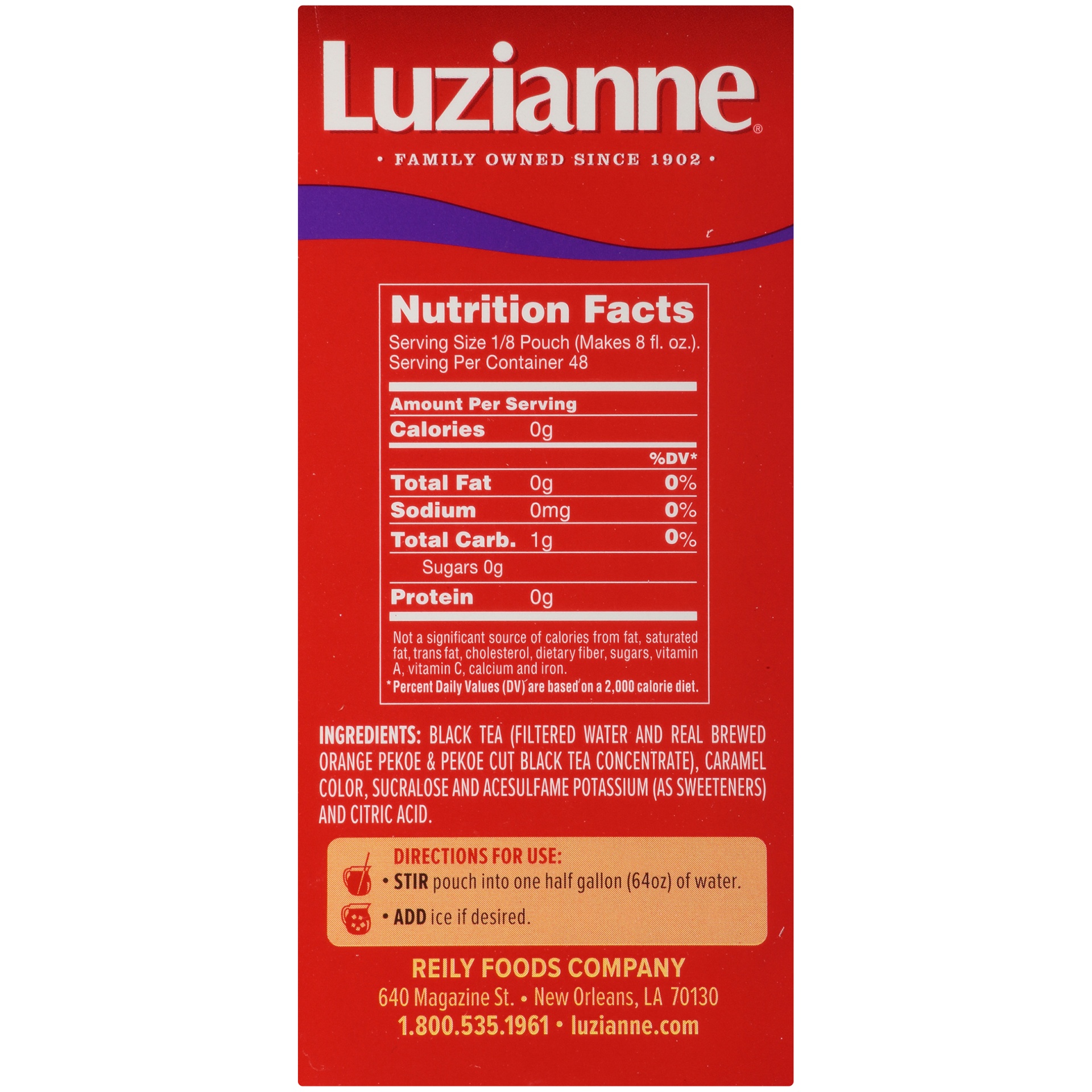 slide 5 of 8, Luzianne Pour-n-stir Sweet Tea Liquid Iced Tea Concentrate, 6 fl oz