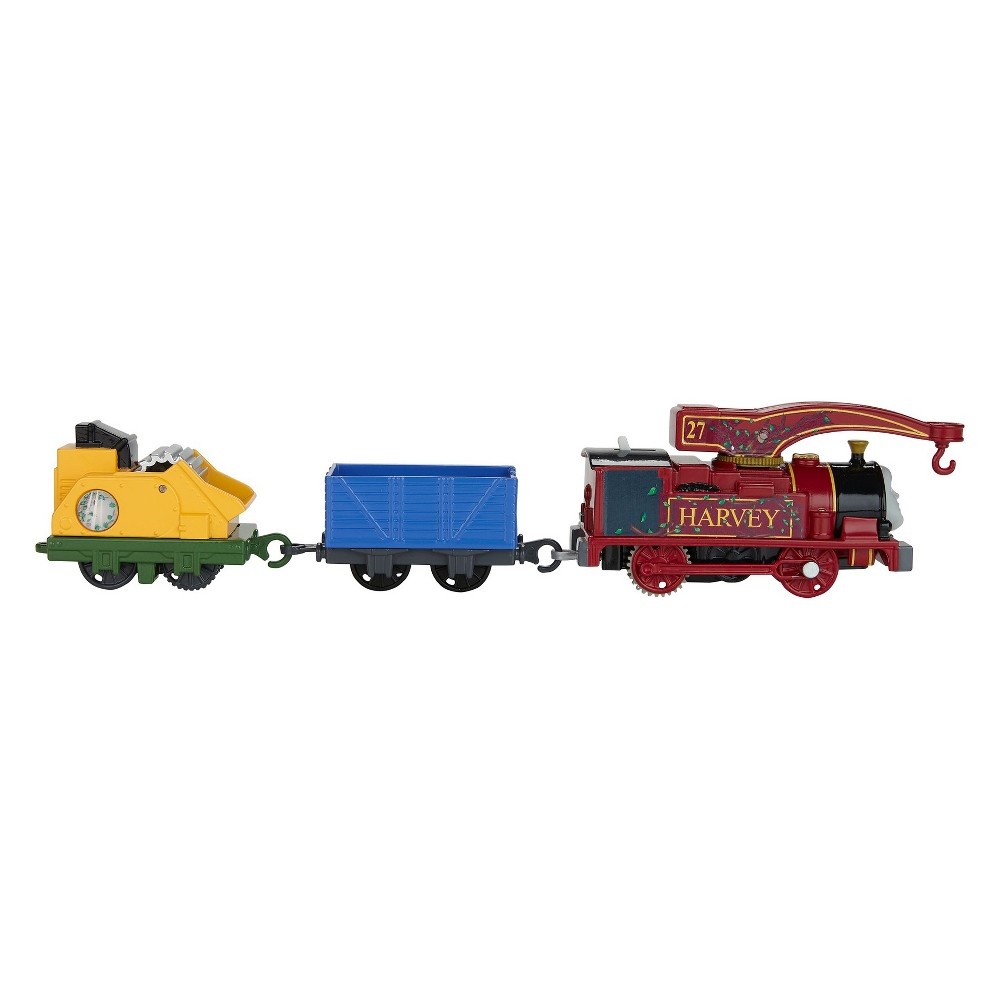 slide 3 of 6, Fisher-Price Thomas & Friends TrackMaster Helpful Harvey Engine, 1 ct
