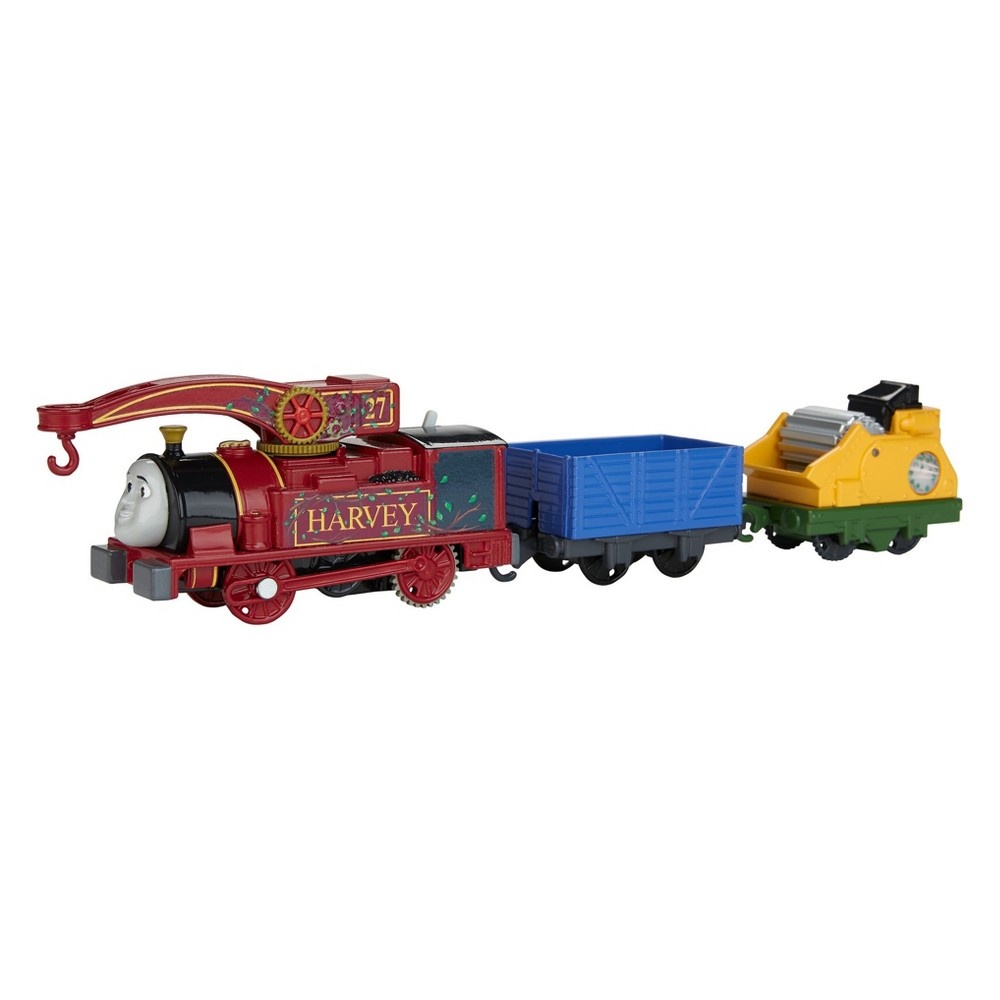 slide 4 of 6, Fisher-Price Thomas & Friends TrackMaster Helpful Harvey Engine, 1 ct
