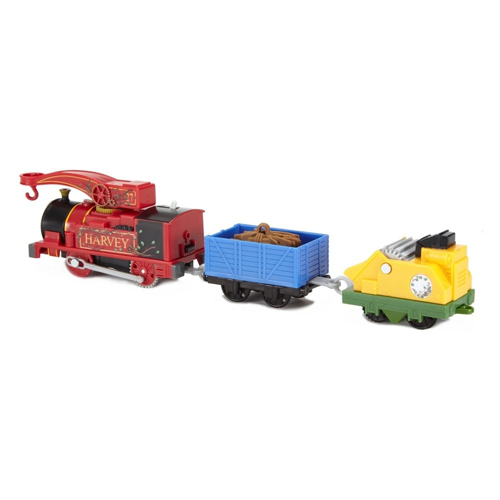 slide 5 of 6, Fisher-Price Thomas & Friends TrackMaster Helpful Harvey Engine, 1 ct