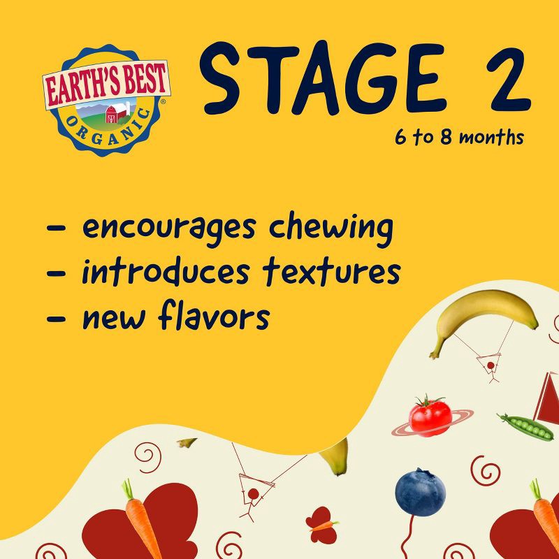 slide 10 of 11, Earth's Best Organic 4pk Apple Peach Oatmeal Baby Food Pouch - 16.8oz, 4 ct, 16.8 oz