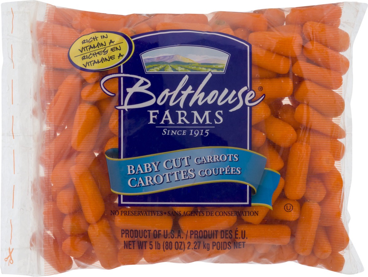 slide 10 of 11, Bolthouse Farms Baby Cut Carrots, 5 lb