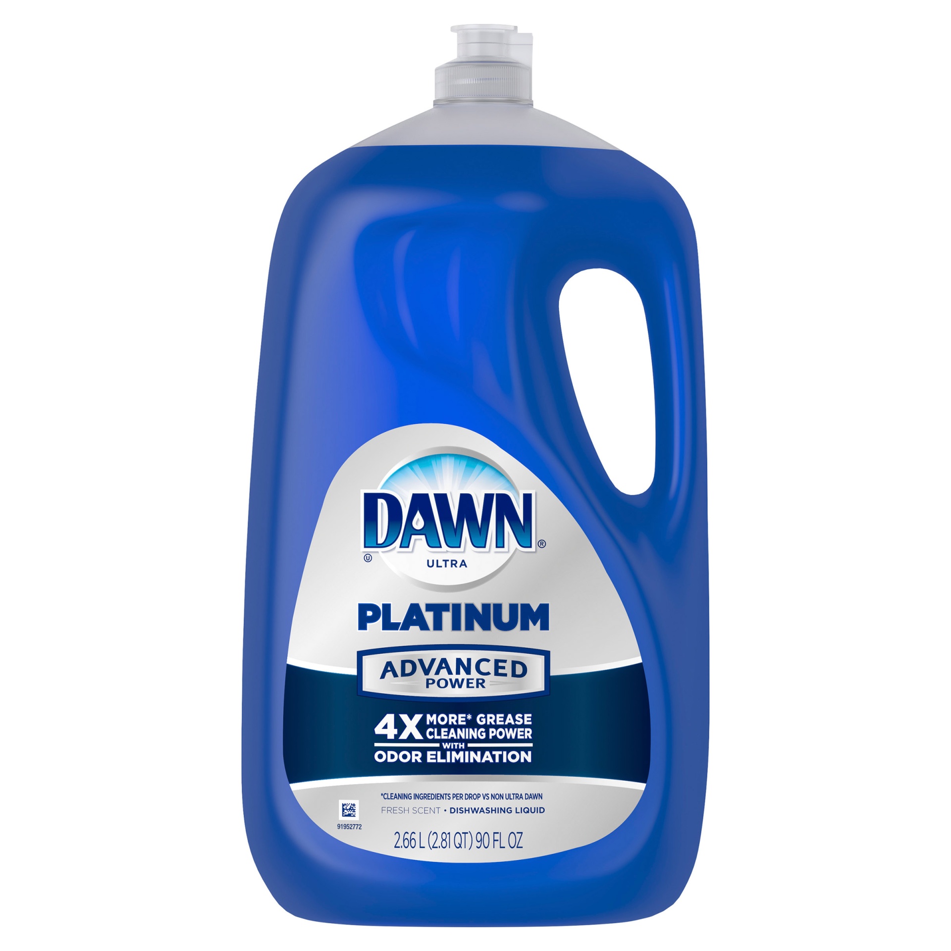 slide 1 of 2, Dawn Platinum Advanced Power Dish Soap Dishwashing Liquid, 90 fl oz