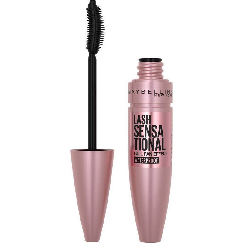 slide 1 of 8, Maybelline Lash Sensational Lengthening Waterproof Mascara - Very Black - 0.32 fl oz, 0.32 fl oz