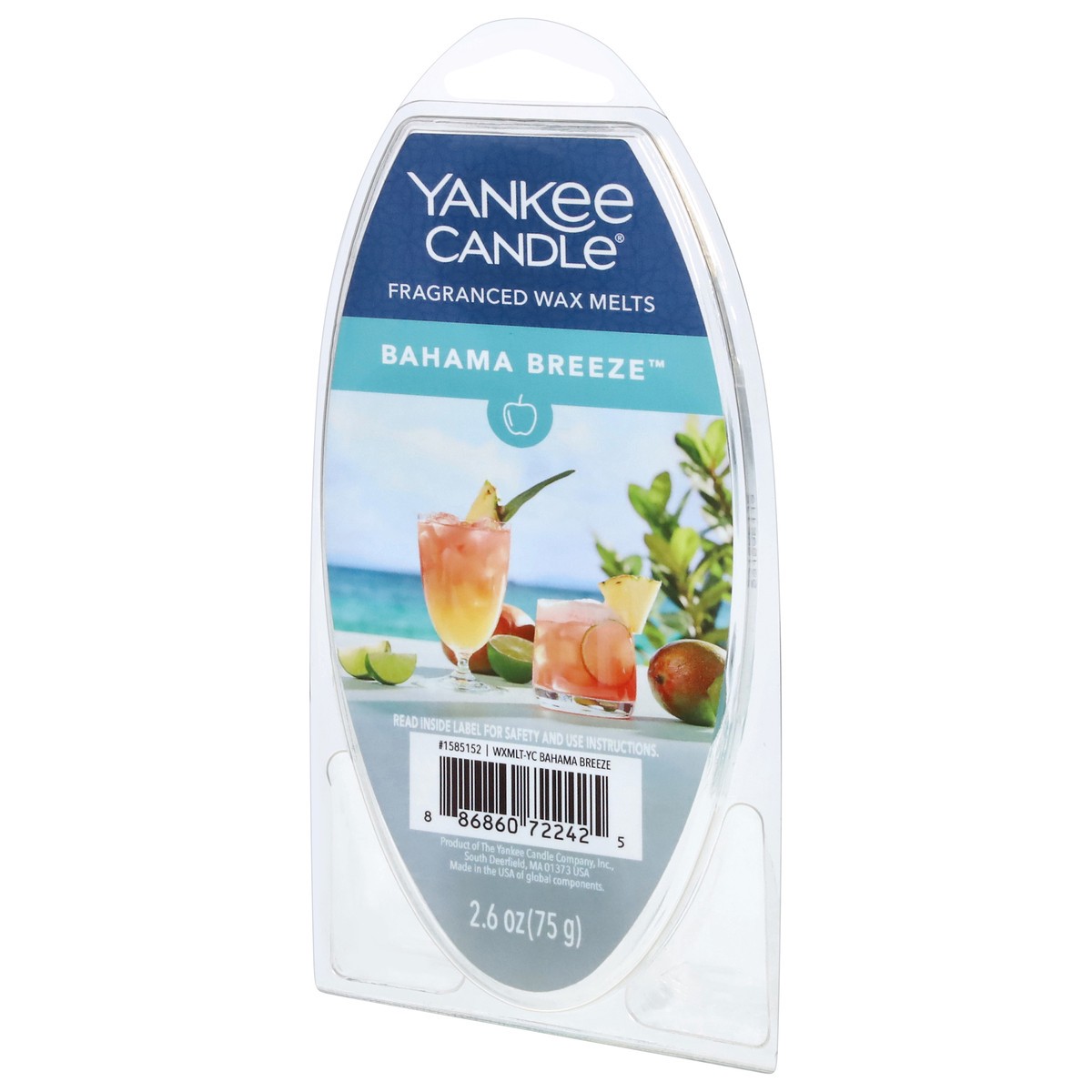 slide 7 of 9, Yankee Candle Fragranced Bahama Breeze Wax Melts 2.6 oz, 2.6 oz